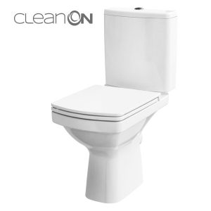 COMPACT 599 EASY NEW CLEAN ON 010 3/5 TOILET SEAT DUR ANTIB SC EO BOX