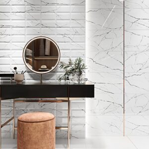 ARCE WHITE STRUCTURE GLOSSY 29,7X60 G1