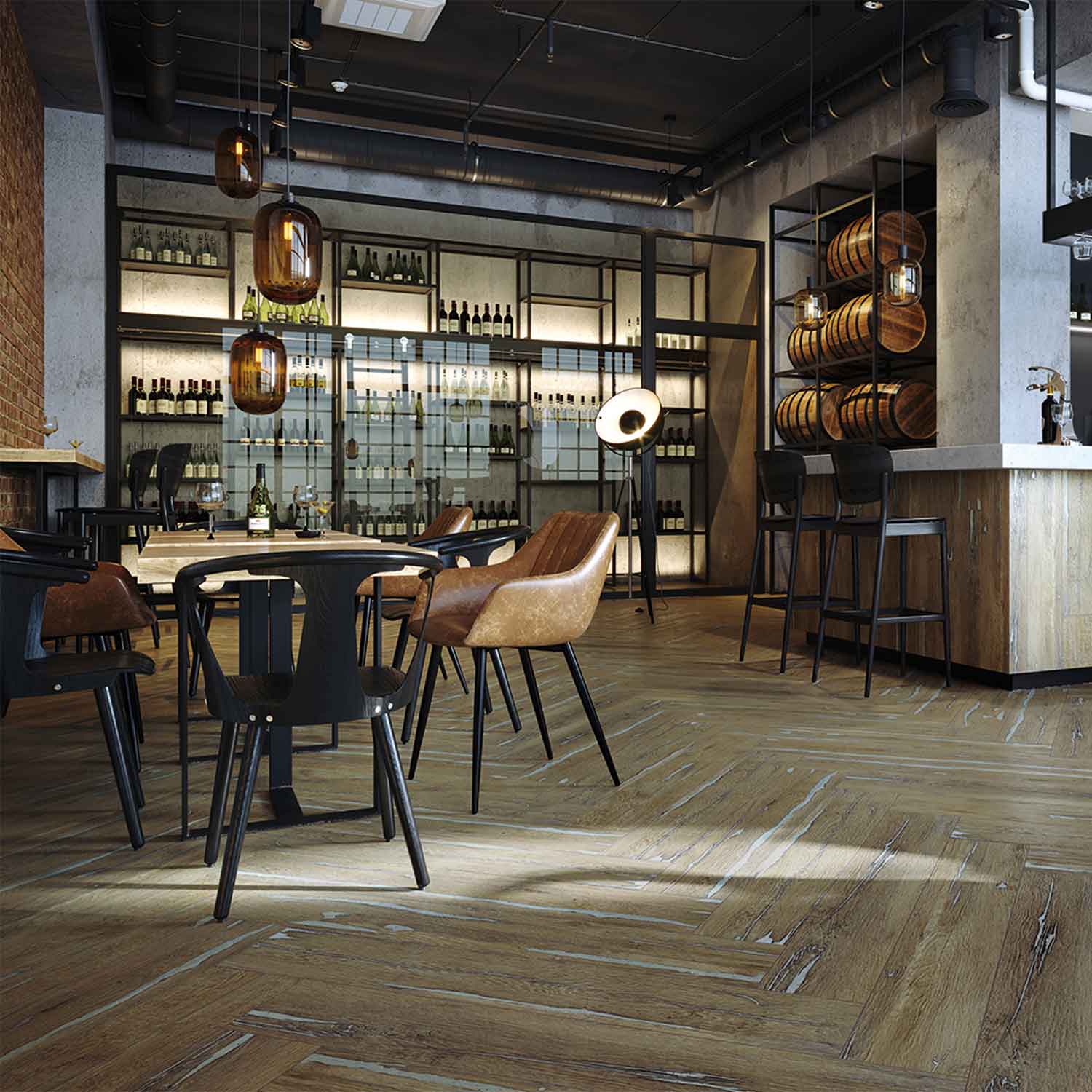 ROCKWOOD BROWN 19,8X119,8 G1 - Image 2