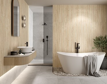 WT1026 LAMEL LIGHT BEIGE STRUCTURE MATT RECT 29x89 G1 - Image 2