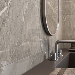 ASSIER GREY INSERTO GLOSSY 29,8X60