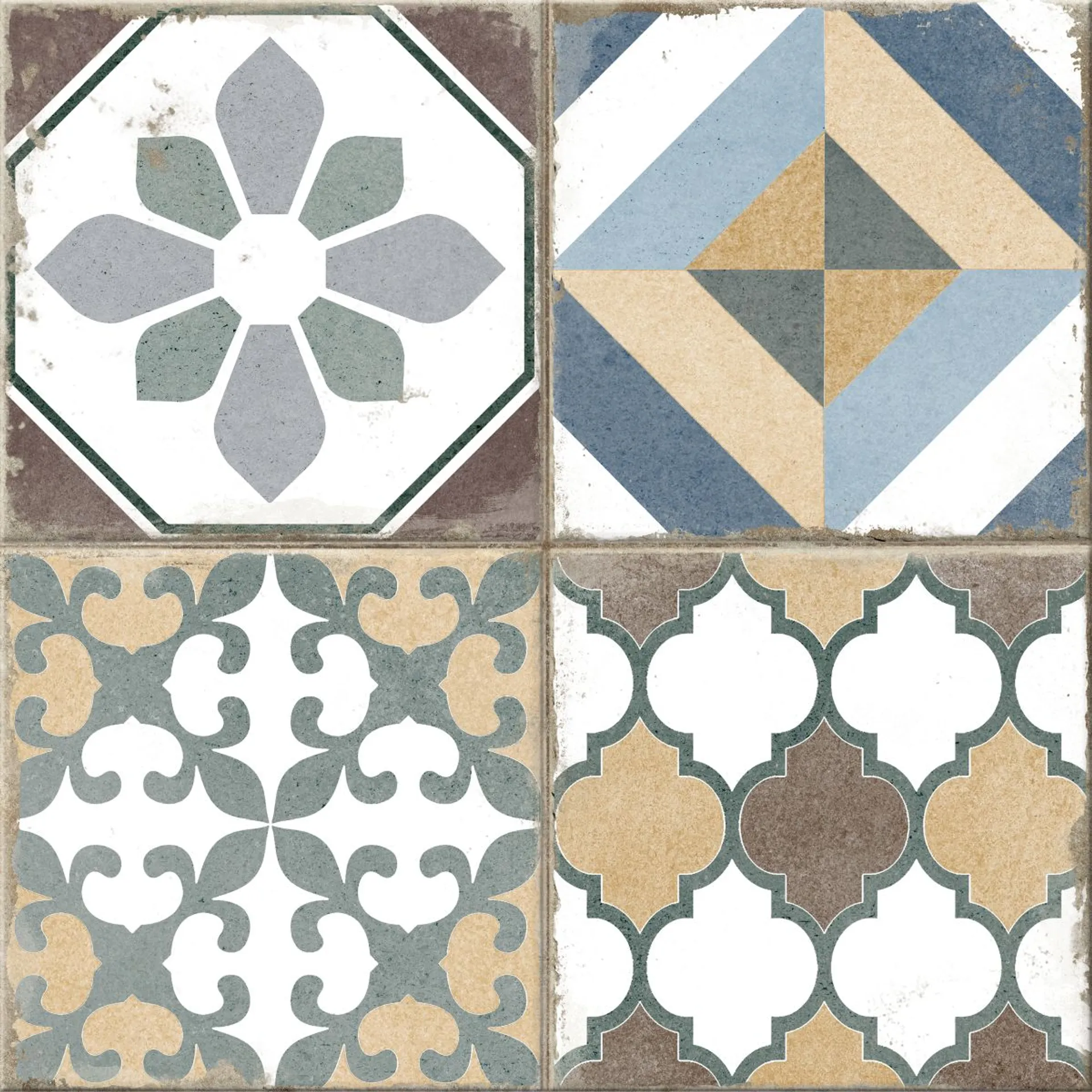 GPT1163 PATCHWORK MULTICOLOUR 42X42 G1 - Image 4