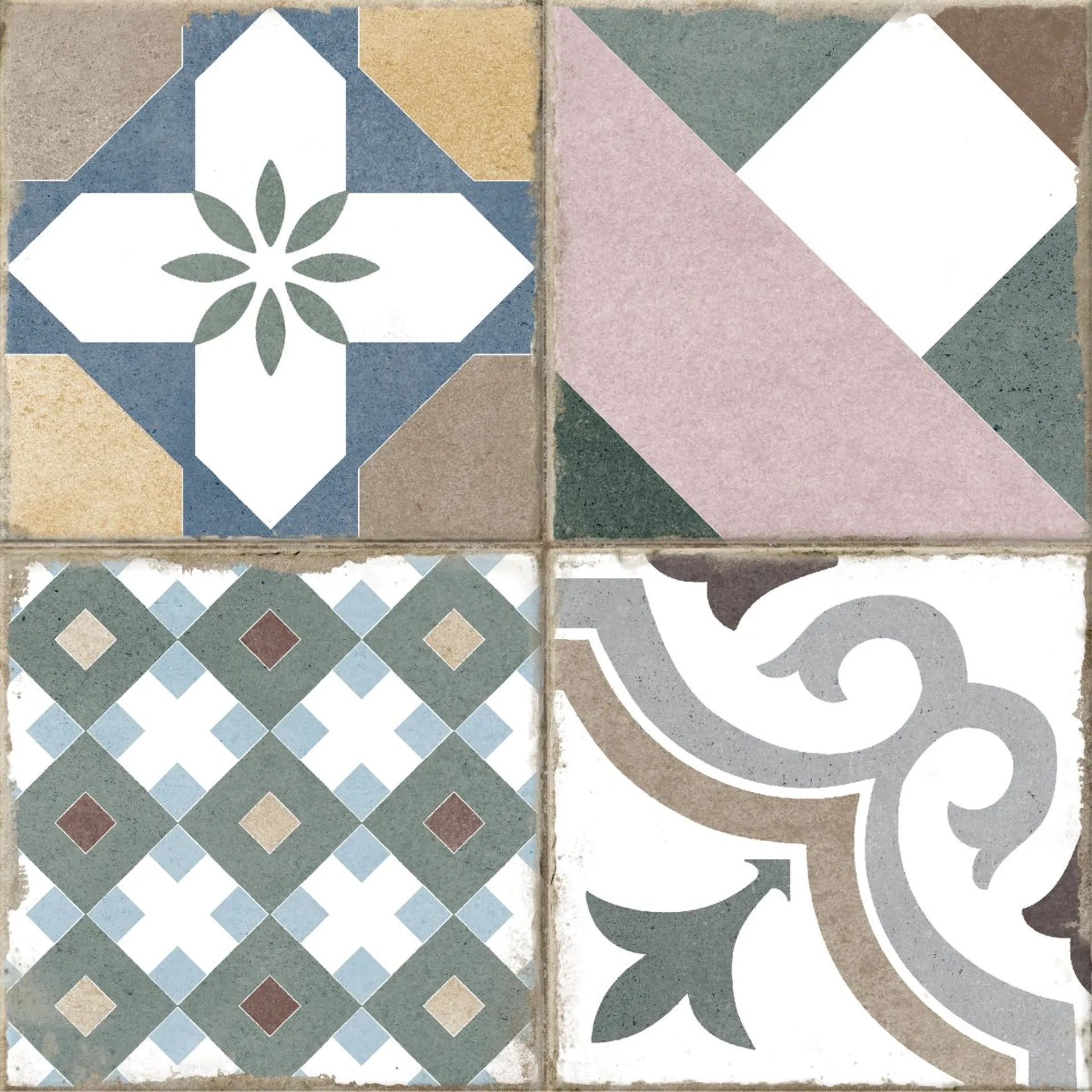 GPT1163 PATCHWORK MULTICOLOUR 42X42 G1 - Image 5