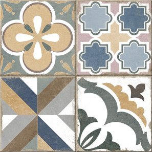 GPT1163 PATCHWORK MULTICOLOUR 42X42 G1