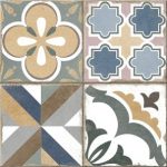 Keramička pločica GPT1163 PATCHWORK MULTICOLOUR 42x42 G1 – mat višebojna dekor pločica s patchwork uzorkom, pogodna za zidne i podne površine